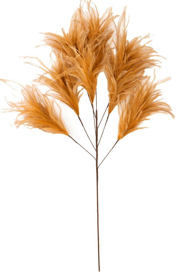 Ornament 8 feathers 95 cm FEATHER light brown