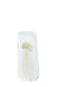Ornament 5,5x5,5x13 cm JELLYFISH glass cream