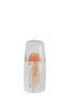 Ornament 5,5x5,5x13 cm JELLYFISH glass orange