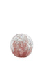 Light & Living Accessories Ornament 8x8 cm CORAL glass light pink House of Isabella UK