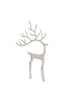 Ornament 27,5x7x39 cm DEER white+grey
