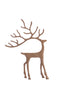 Ornament 27,5x7x39 cm DEER terra+brown