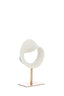 Ornament on base 20x10x30 cm TUZLA cream+antique bronze