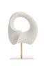 Ornament on base 34x18x43 cm VODICE cream+antique bronze