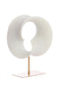 Ornament on base 34x18x43 cm VODICE cream+antique bronze