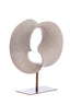Ornament on base 34x18x43 cm VODICE taupe+dark bronze