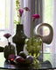 Ornament on base 34x18x43 cm VODICE taupe+dark bronze