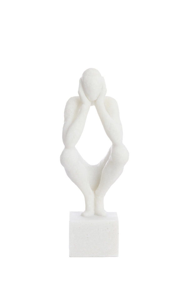 Ornament 15x13x40,5 cm LIVNO cream