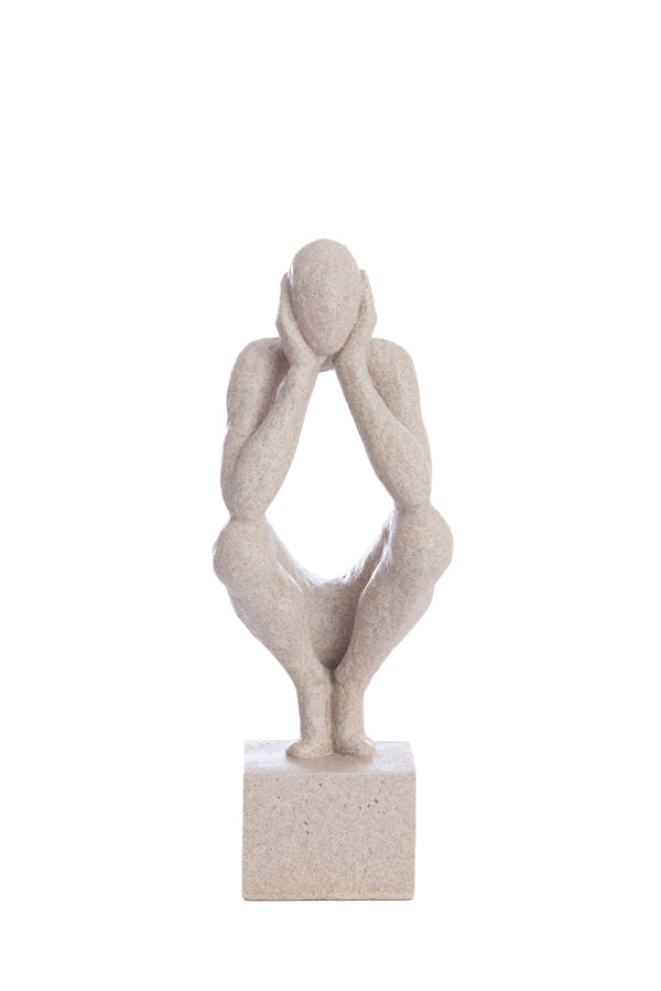 Ornament 15x13x40,5 cm LIVNO taupe