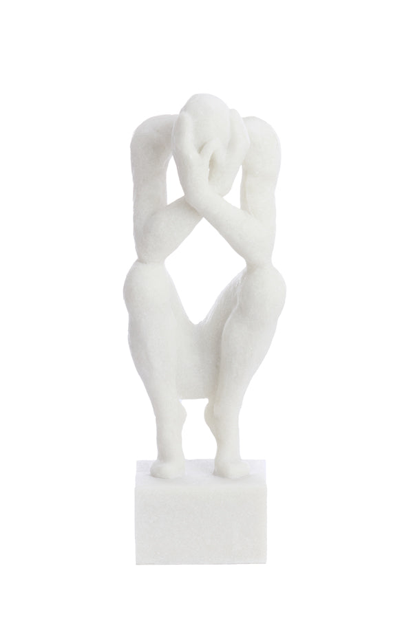 Ornament 19x16x47 cm LOVINAC cream