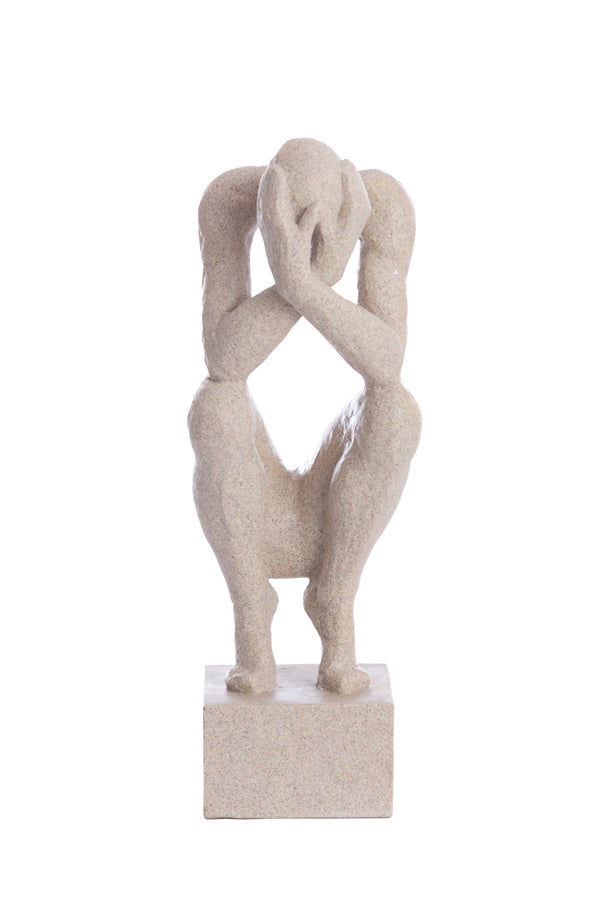 Ornament 19x16x47 cm LOVINAC taupe