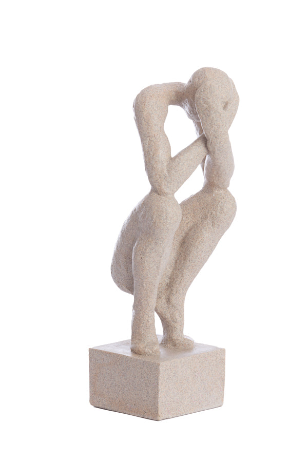 Ornament 19x16x47 cm LOVINAC taupe