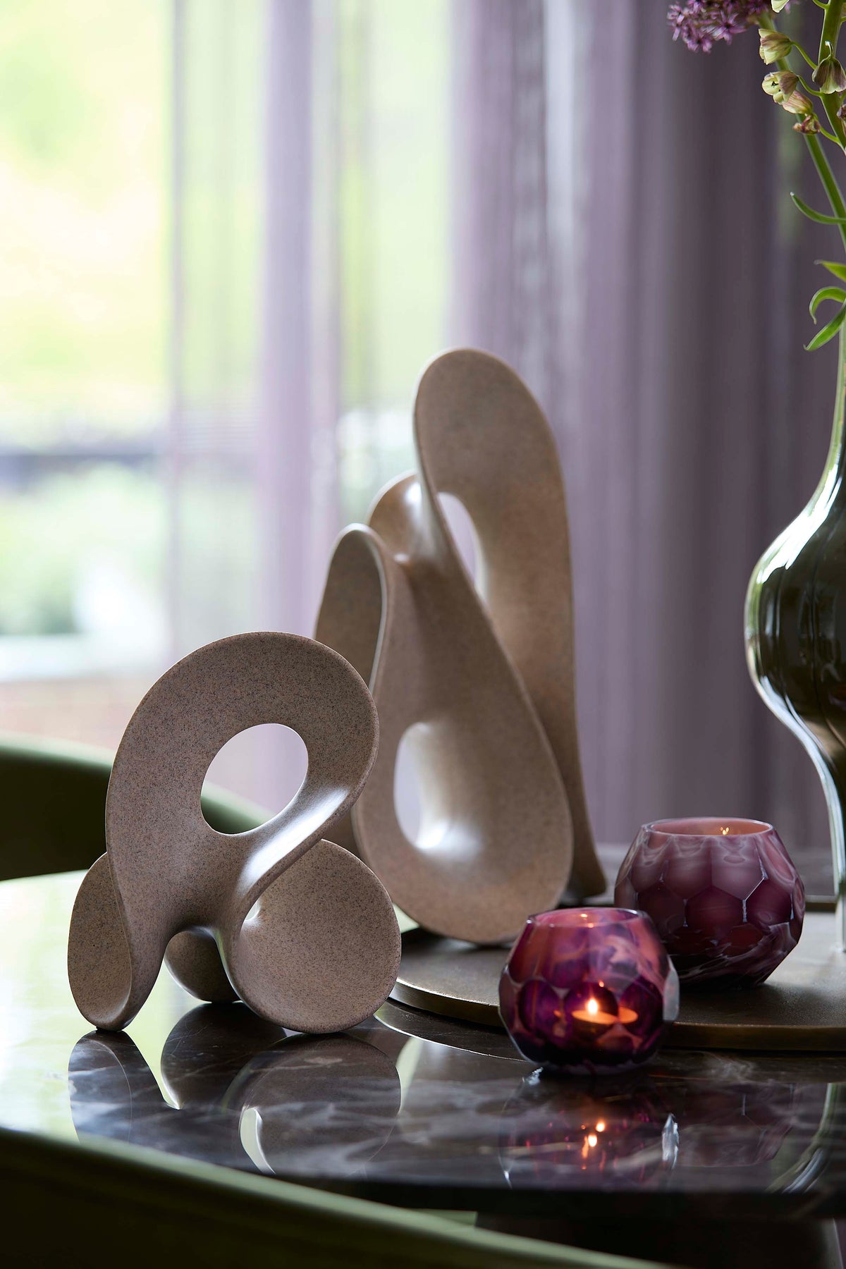 Ornament 20,5x19x39 cm ZAZINA taupe