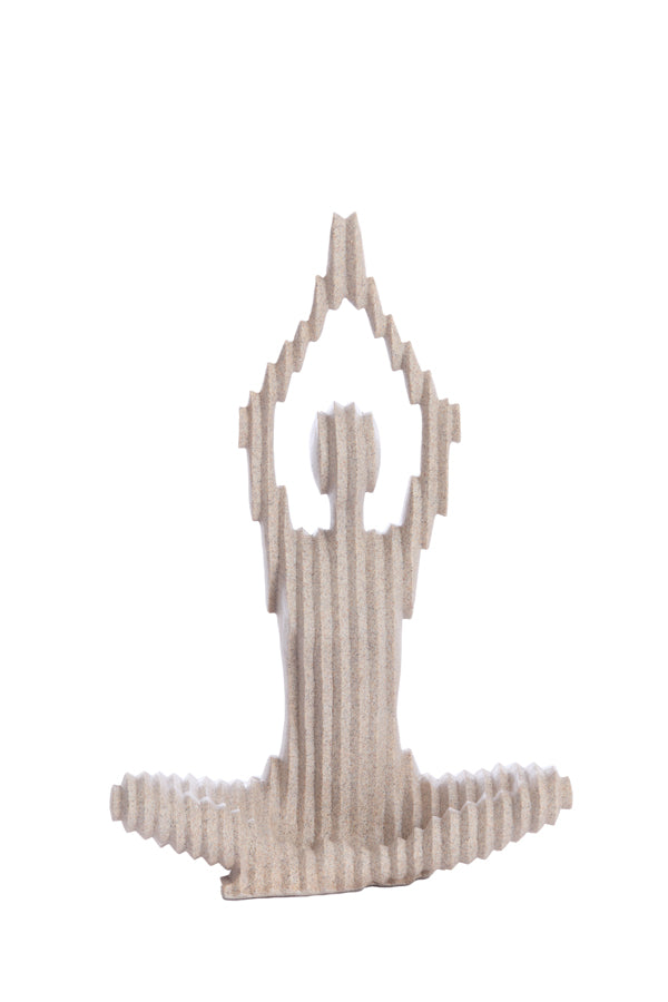 Ornament 28x17x41,5 cm ZENNA taupe
