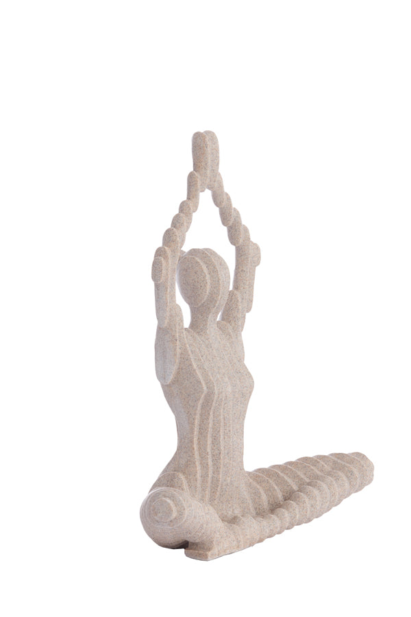 Ornament 28x17x41,5 cm ZENNA taupe
