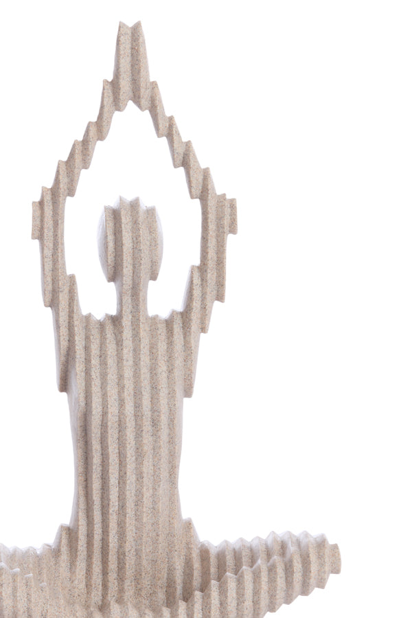 Ornament 28x17x41,5 cm ZENNA taupe