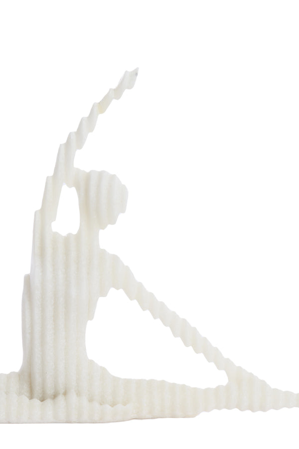 Ornament 30x6x24 cm ZENNE cream