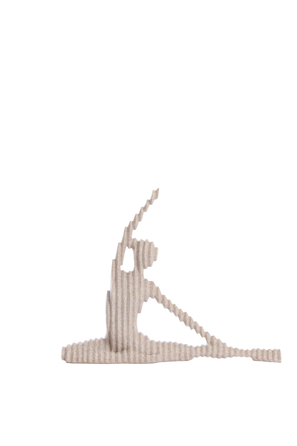 Ornament 30x6x24 cm ZENNE taupe