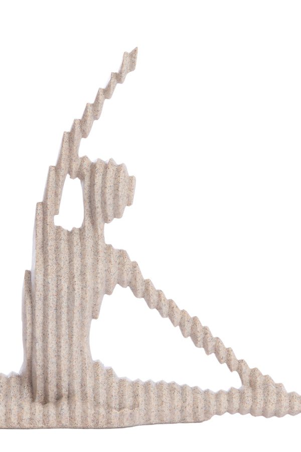 Ornament 30x6x24 cm ZENNE taupe