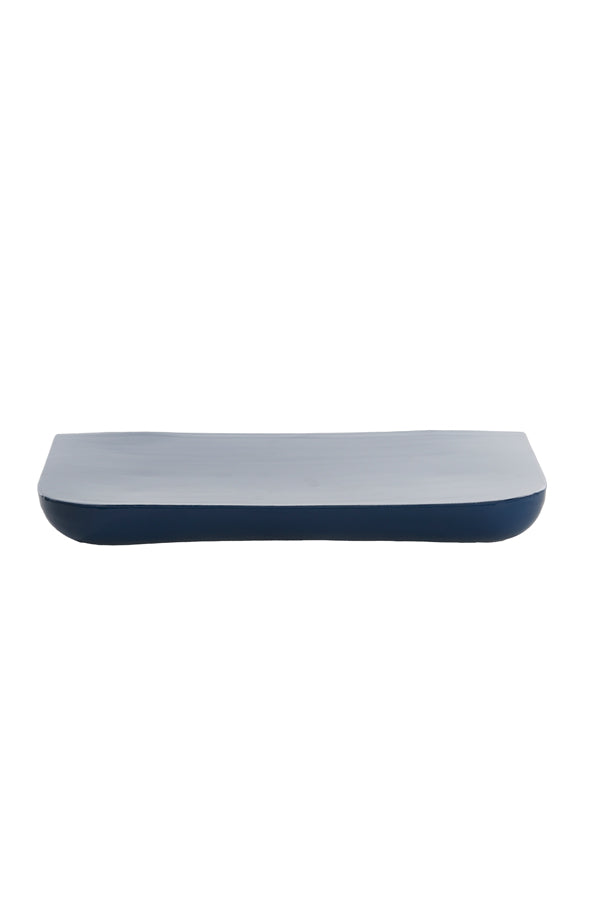 Wall shelf 41x4x25 cm ADAWA shiny cobalt blue