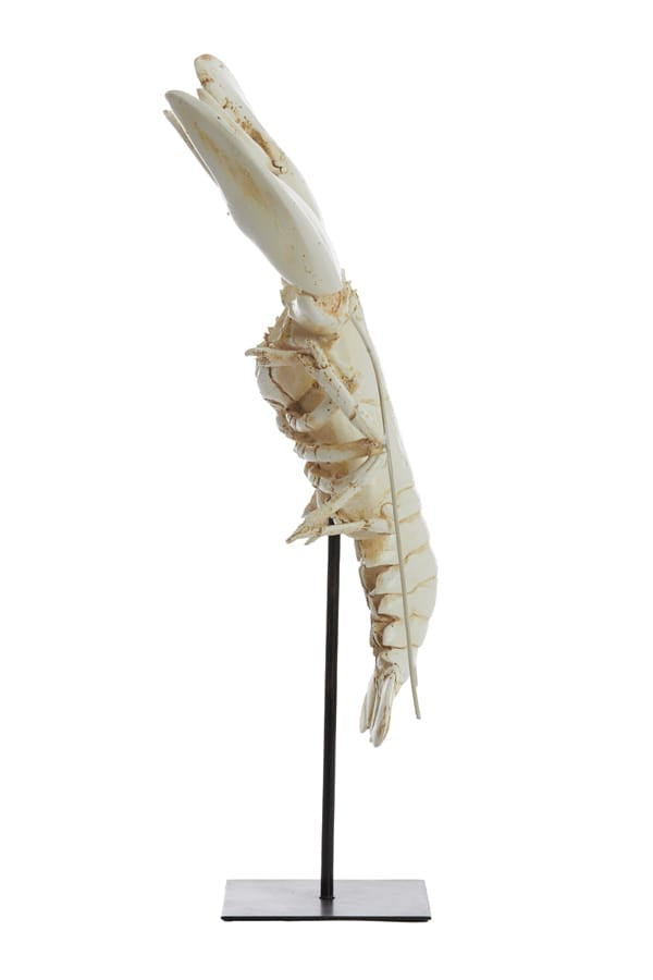 Light & Living Accessories Ornament on base 25x14x56,5 cm LOBSTER off white House of Isabella UK