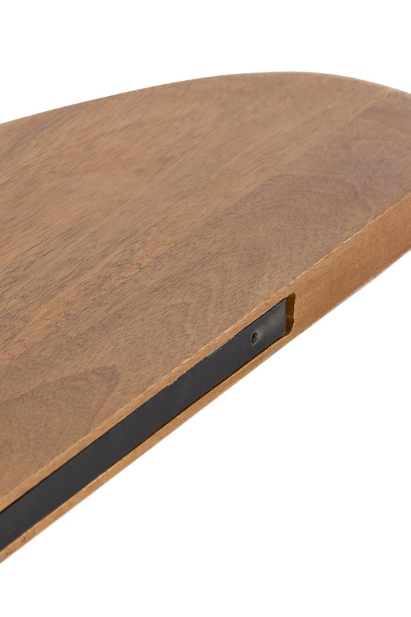 Wall shelf 49x15x3 cm GINOSU oil brown