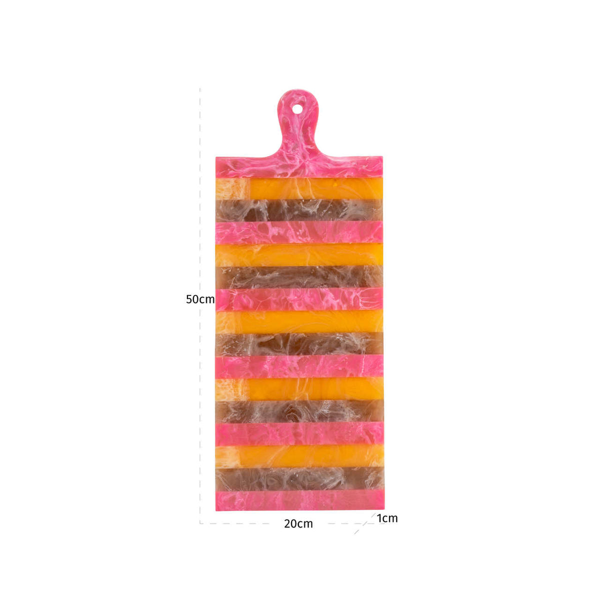 Tray Cindy pink/orange - serving board large
