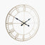 Antique Gold Metal Round Wall Clock