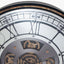 Antique Gold Wood & Mirror Round Working Cog Wall Clock
