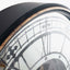 Antique Gold Wood & Mirror Round Working Cog Wall Clock