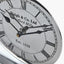 Silver Square Framed Standing Table Clock