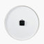 White Marble Effect Wood Veneer Round Wall Clock