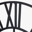 Black Metal Large Round Wall Clock