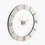 Mirror and Gold 2 Piece Open Wall Clock