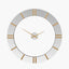 Mirror and Gold 2 Piece Open Wall Clock