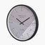 Black Metal Printed Face Wall Clock