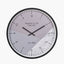 Black Metal Printed Face Wall Clock