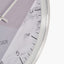 Silver Metal Printed Face Wall Clock