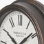 Antique Bronze Effect Indoor Outdoor Wall Clock