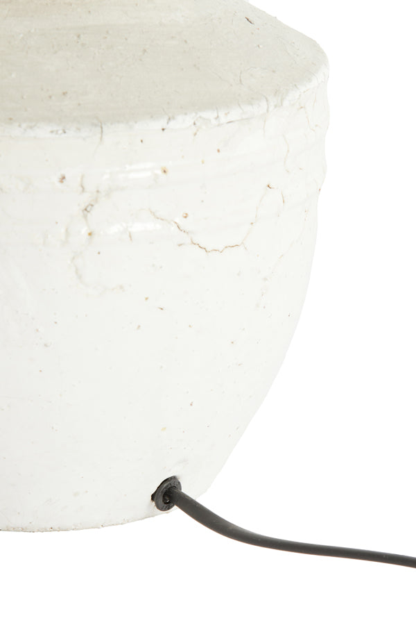 Lamp base 20x30 cm TOBA small antique white