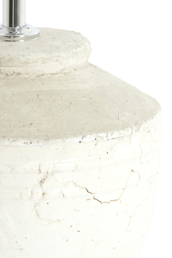Lamp base 20x30 cm TOBA small antique white