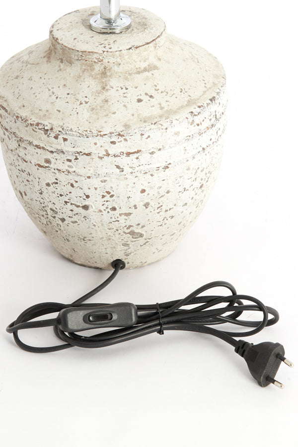 Lamp base 20x30 cm TOBA small antique grey