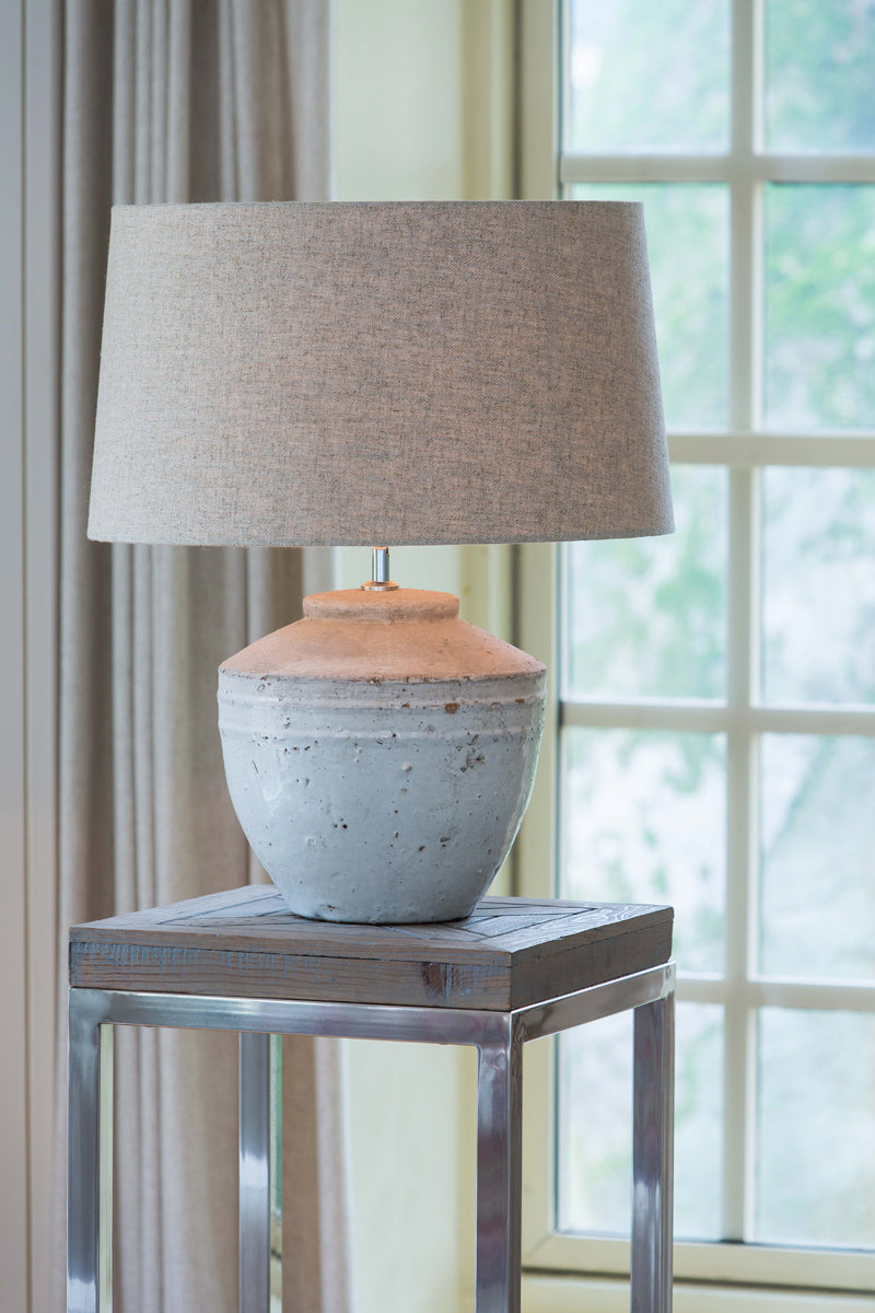 Lamp base 25x35 cm TOBA medium antique white