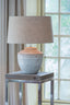 Lamp base 25x35 cm TOBA medium antique white