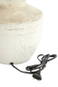 Lamp base 25x35 cm TOBA medium antique white