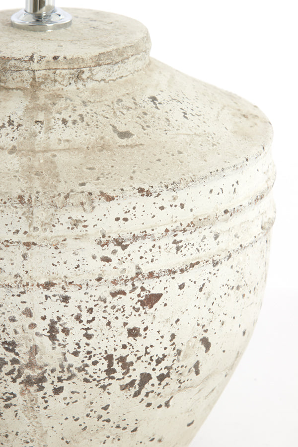Lamp base 25x35 cm TOBA medium antique grey