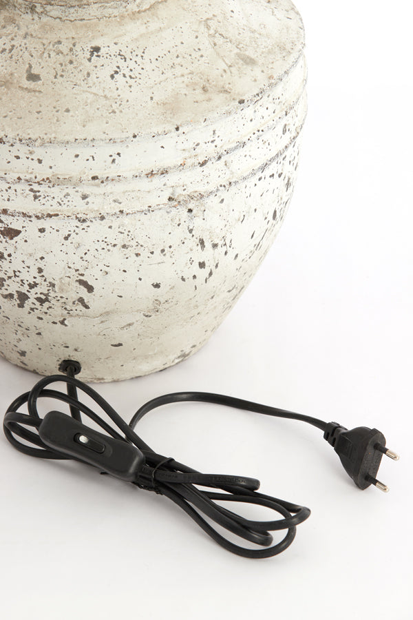 Lamp base 25x35 cm TOBA medium antique grey