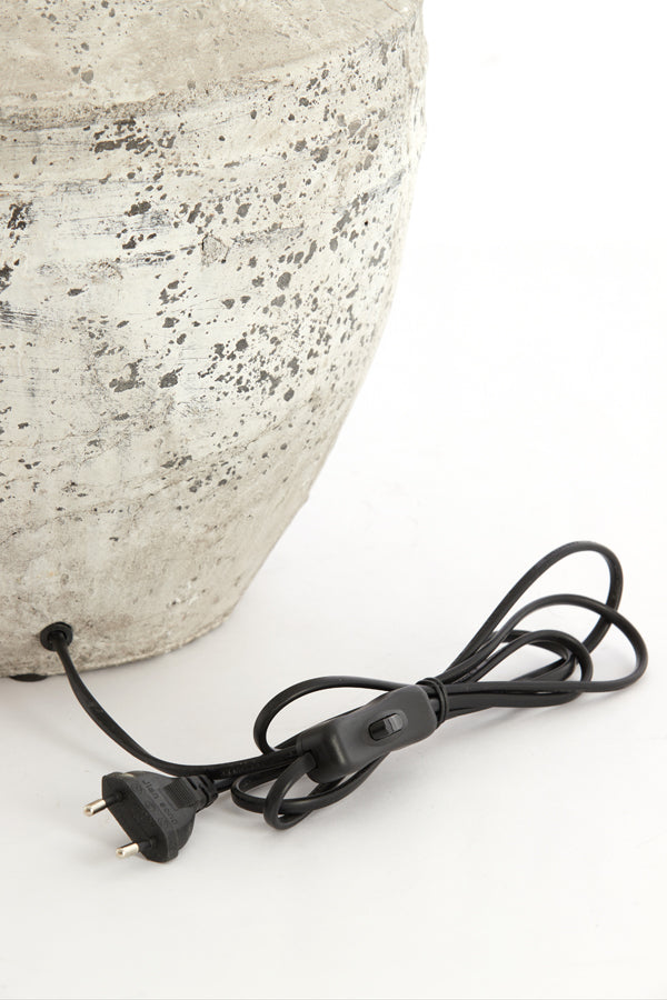 Lamp base 30x40 cm TOBA large antique grey