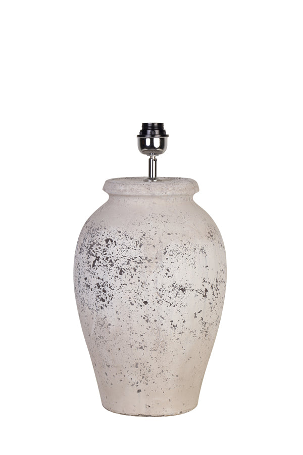Lamp base 28x50 cm VULSINI antique grey