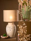 Lamp base 28x50 cm VULSINI antique grey